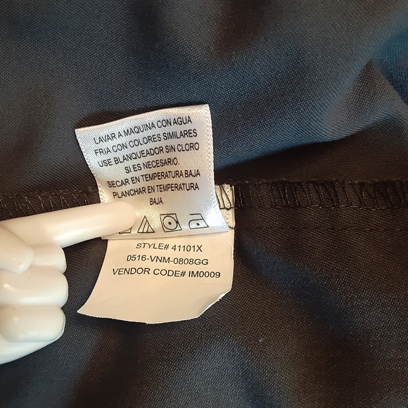 GREY'S ANATOMY #41101X SCRUB TOP STEEL MOCK WRAP/PRINCESS SEAM WOMENS SIZE 5XL. - Picture 8 of 8